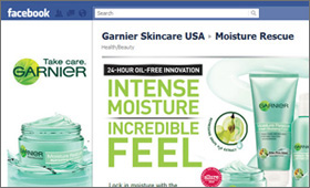 Garnier: Facebook Moisture Rescue